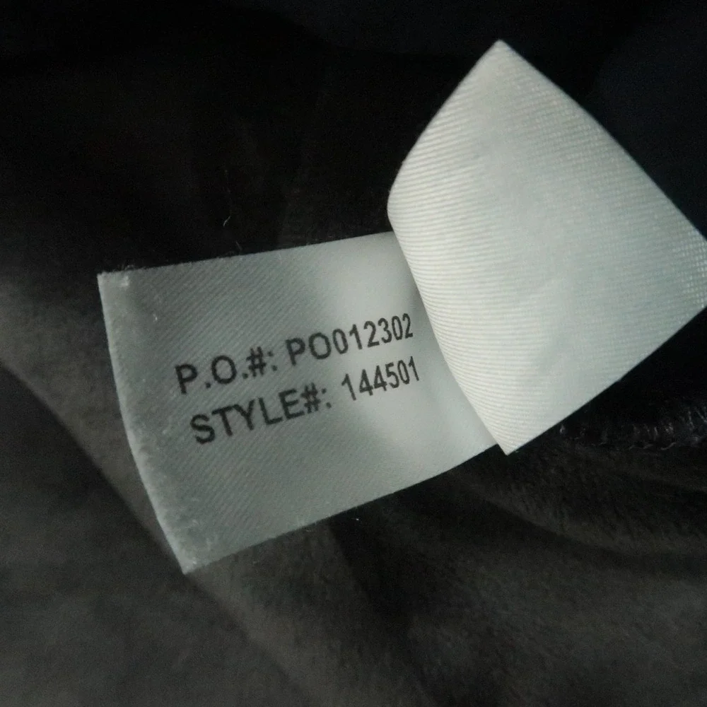 Carbon 2 Cobalt‎ Jacket Mens Large Gray Blue Full Zip Pockets Fleece Deep Pile